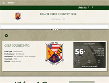 Tablet Screenshot of beavercreekcc.com